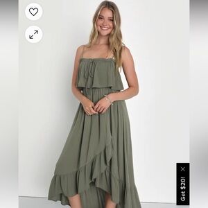 Lulus ruffled dress